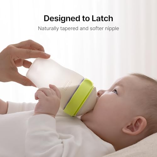 Soft skin like silicone medium flow replacement nipples for three to six months