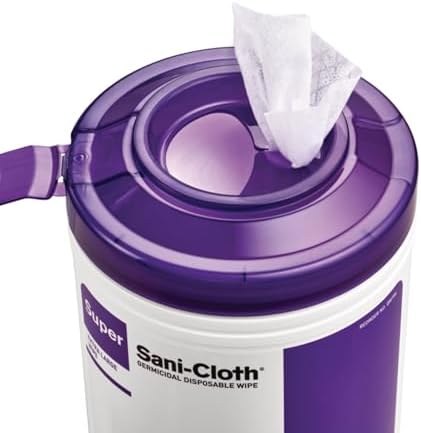 Three pack bundle of PDI Super Sani-Cloth 480 total wipes imported from USA