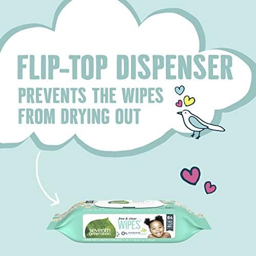 Seventh Generation sensitive protection wet wipes showing National Eczema Association certification seal.