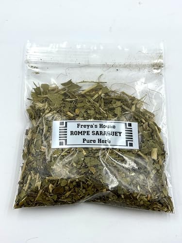 Generic Pure Rompe Saraguey Herbal Bath Blend dried botanical contents closeup