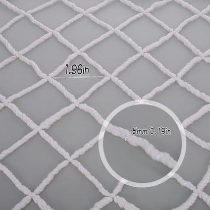 Close up view of heavy duty aluminum alloy fixing clips for pet nets
