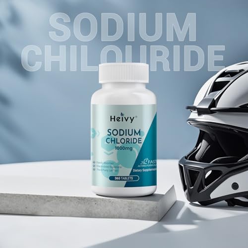 Close up view of Heivy electrolyte balance and hydration support tablets
