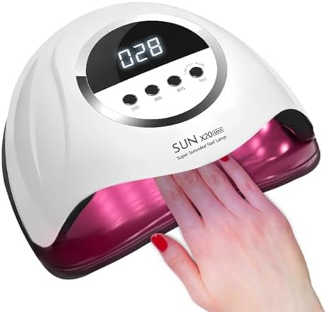 Beenle nail dryer digital LED display and timer control buttons