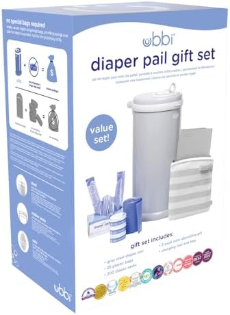 Ubbi diaper changing gift set complete bundle layout