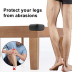 Close up of Wome foam rubber corner guards on furniture