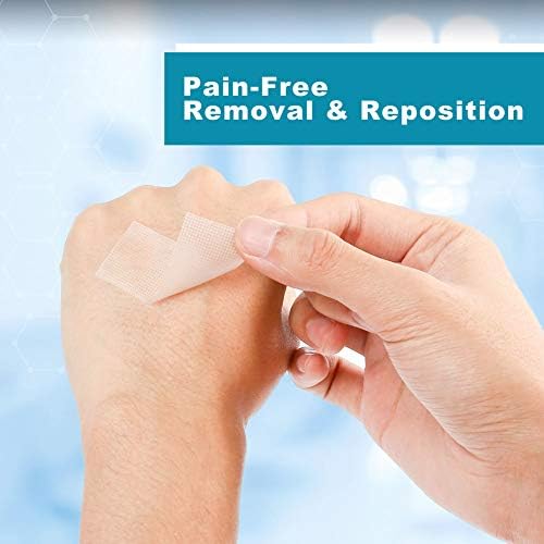Latex free transparent medical adhesive tape roll measurements one inch wide