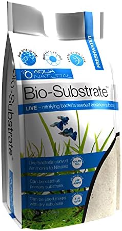 Aqua Natural sugar white sand bio substrate close up grain texture