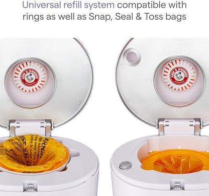 Munchkin Step Diaper Pail with Arm and Hammer baking soda puck