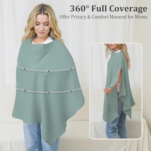 Folded Goal Zone nursing cover inside a diaper bag.