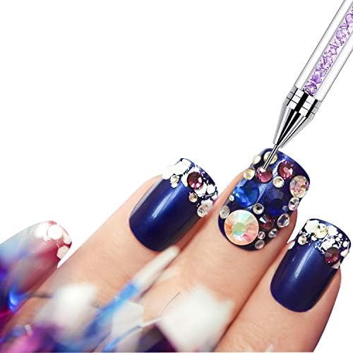 Premium rhinestones picking tool set inside its clear storage case