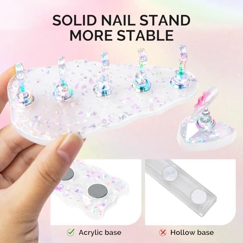 MelodySusie manicure workstation with brush holder