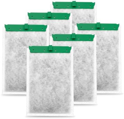 Pewyoke replacement bio bag filter cartridges highlighting the green plastic top frame