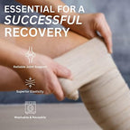Medical grade elastic bandage rolls for ankle and wrist sprain recovery