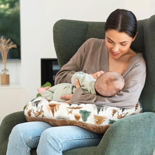 Grssder nursing pillow cover zipper detail for easy removal
