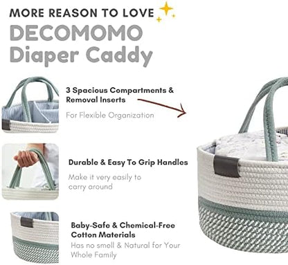 Decomomo baby caddy organizer used for nursery organization