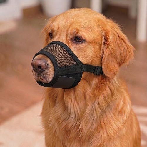 OHNSO soft air mesh dog muzzle breathable fabric close up