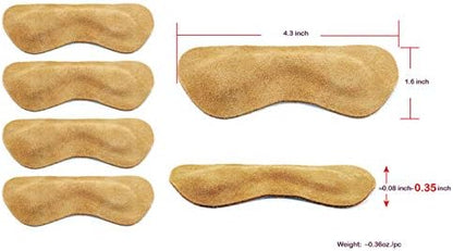 Thick padded heel cushions showing the self-adhesive backing for secure grip.