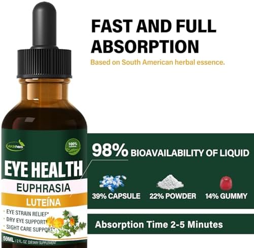 Verdeherb eye health drops 2 fluid ounce packaging details