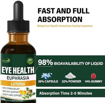 Verdeherb eye health drops 2 fluid ounce packaging details