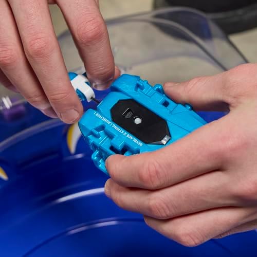 Side profile of Beyblade X attack type top