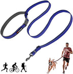 Close up of Tuff Pupper shock absorbing bungee leash mechanism
