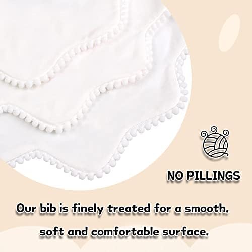 Adjustable snap closure detail on baby bandana bib