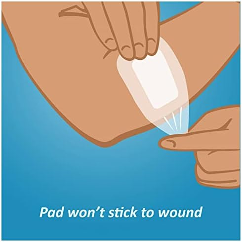 Showerproof clear bandage application details for minor cuts and surgical incisions