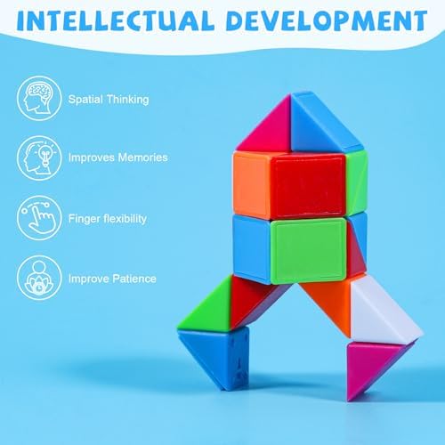 JOLLYFUN educational brain teaser puzzles spread out as birthday goodie bag fillers and classroom prizes.