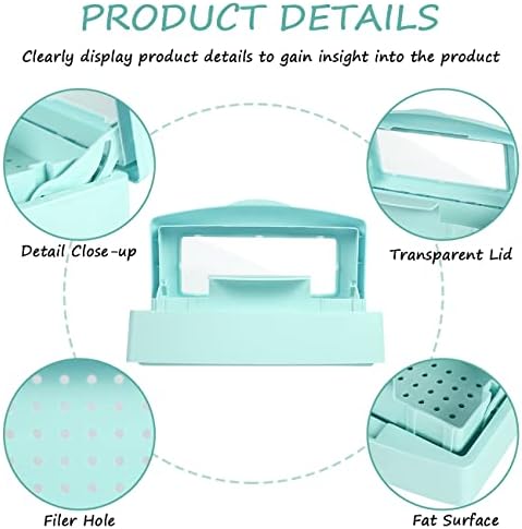 Side profile of Gusnilo plastic sanitizing tray for tweezers