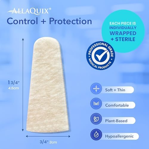 Soft non stick hemostatic gauze plug expanding gently to show dual action blood clotting mechanism