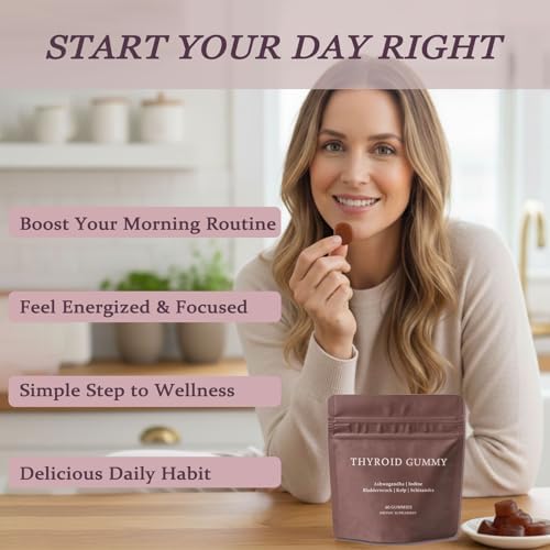 Vitamatic Thyroid Gummies nutritional information panel