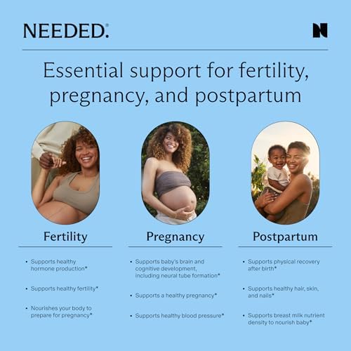 Needed Prenatal capsules dietary supplement packaging