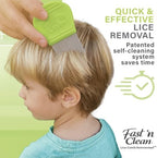 Plastic nit comb for kids and adults hair treatment