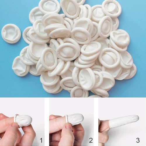 Powder free disposable finger gloves for industrial use