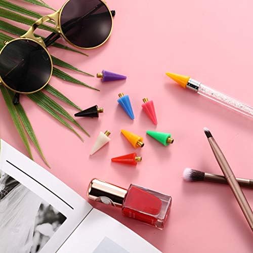 Authentic Blulu nail rhinestone picker wax accessories inside their compact transparent protective travel case