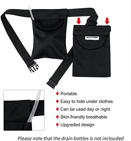SUCONBE breast surgery care kit highlighting the high-elastic stretch band on the black waist belt.