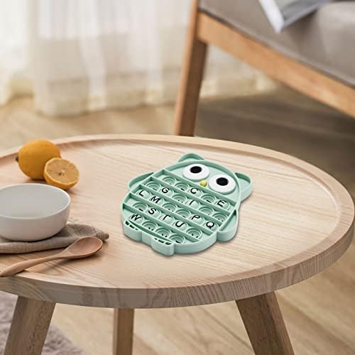 BULINGNA alphabet owl sensory toy packaged and prepared for travel entertainment and school use.