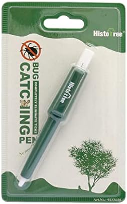 Close up of Bogeel tick removal pen spring loaded mechanism