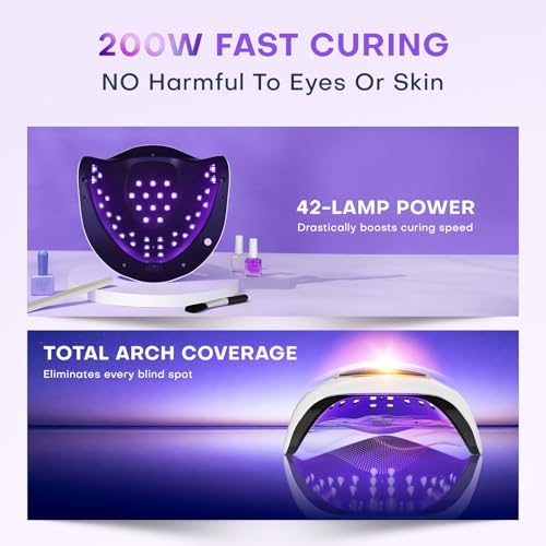 Gugusure professional UV LED nail lamp packaged in original box