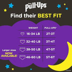 Pull-Ups size 4T to 5T overnight training underwear showing flexible side panels