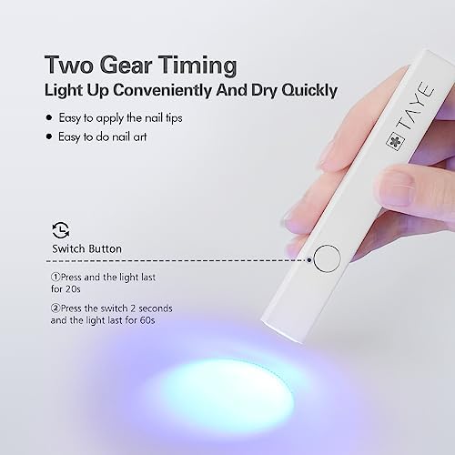 Taye 3W UV light lamp showing the convex lens detail