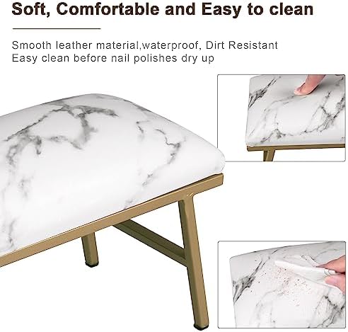 Nail art table setup with Imene arm rest