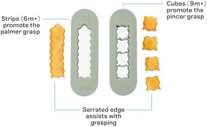 Ezpz BLW cutter for 6 month old strip preparation