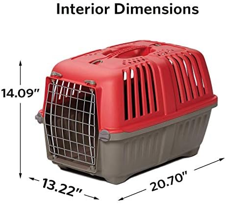 MidWest Homes for Pets 22-inch pet crate close-up on the reversible locking tabs