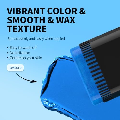 Instructions for applying Sevich hair chalk to dry hair