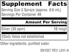 Source Naturals liquid spray pump nozzle and cap detail