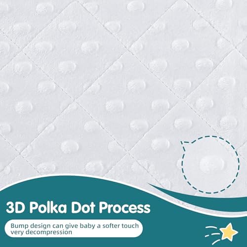 Close up of Mabozoo 3D dot fabric surface texture