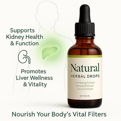 FQMUEV plant based food supplement drops 60ml bottle close up