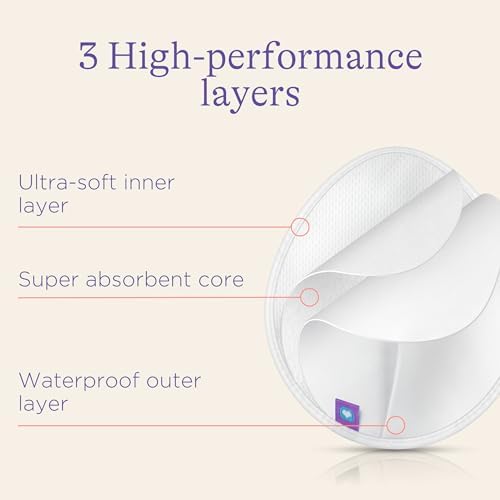 Soft bamboo viscose liner texture of Lansinoh breast pads