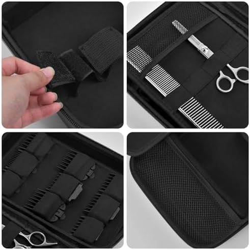 Boobowl hard case upper lid featuring slots for nine limit combs